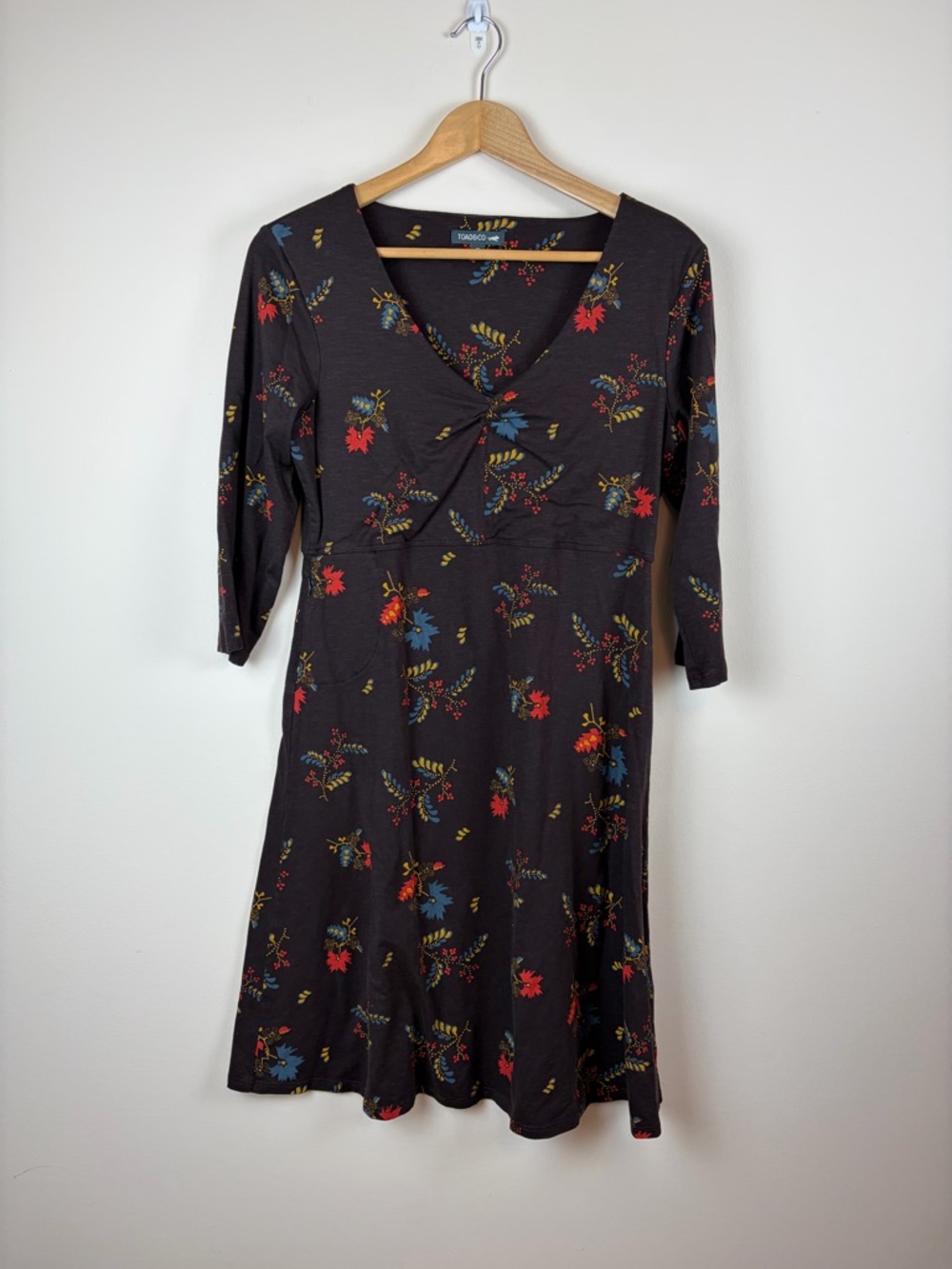 Toad & Co Rosalinda Dress Brown Floral